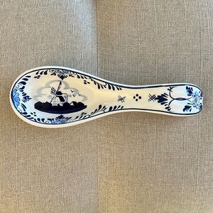 Delft Holland Hand Painted Spoon Rest